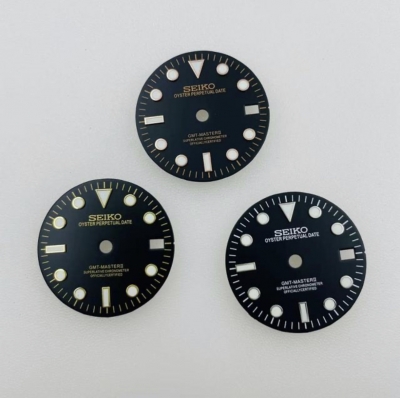 29mm NH34 dial green luminated dial suitable for GMT-master NH34 movement